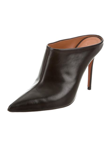 celine leather mules|Celine Heels for Women .